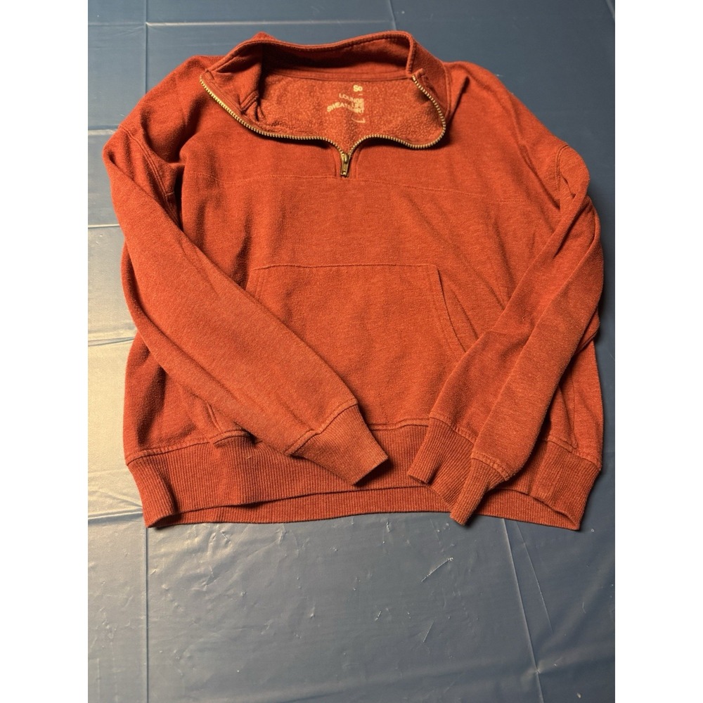 SO Longe Life Sweatshirt Size L. Maroon. Womens.‎ Quarter Zip